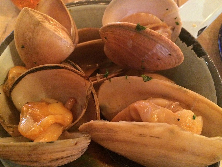 małże w restauracji The Crab Shack